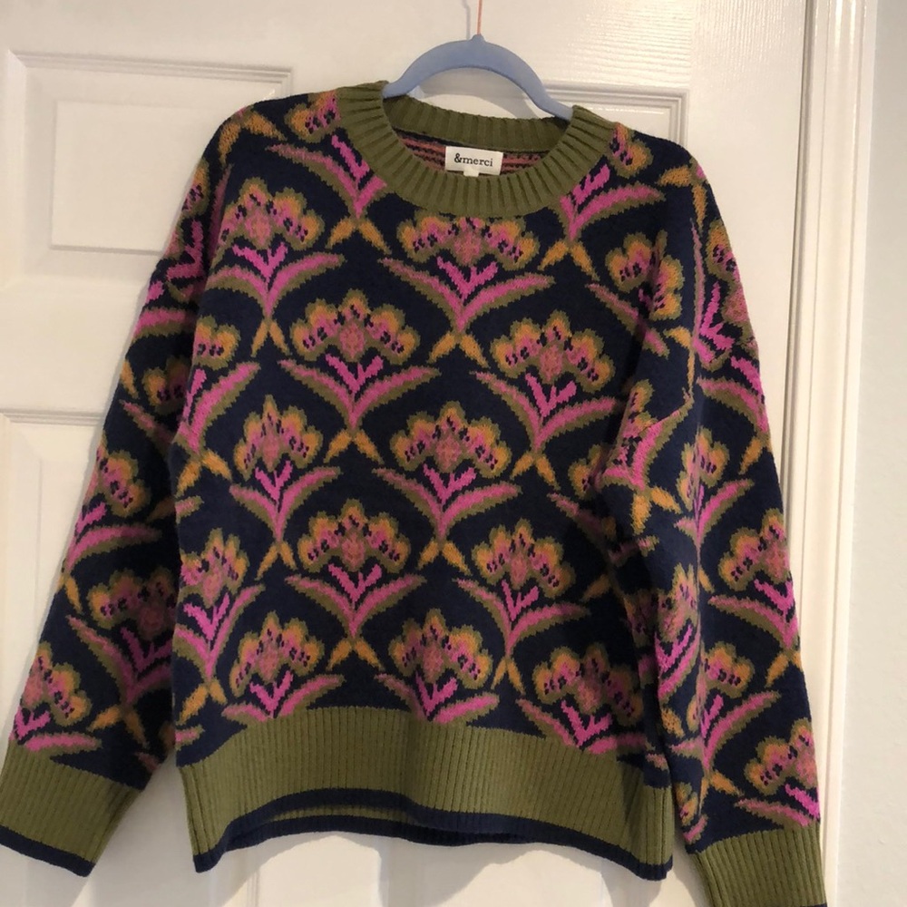Floral Sweater